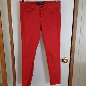 Lucky Brand Red Skinny Jeans